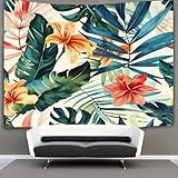 kaiyun Prodotti botanici Arazzi Estetica - Arazzo Da Parete Indie Decorazione Della Stanza Fiores Appeso A Parete, Arte Da Parete 180cmx230cm