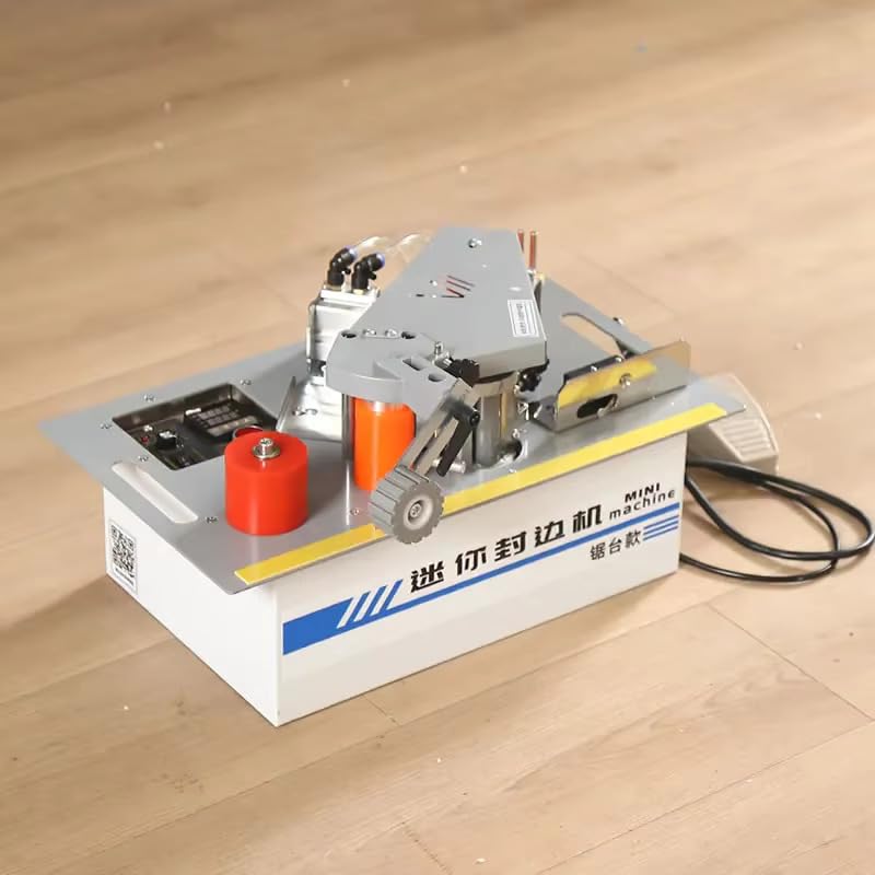 Image of LUXTER JE33 Double Track Dual Hot Gluing Portable Mini Edge Bander Machine