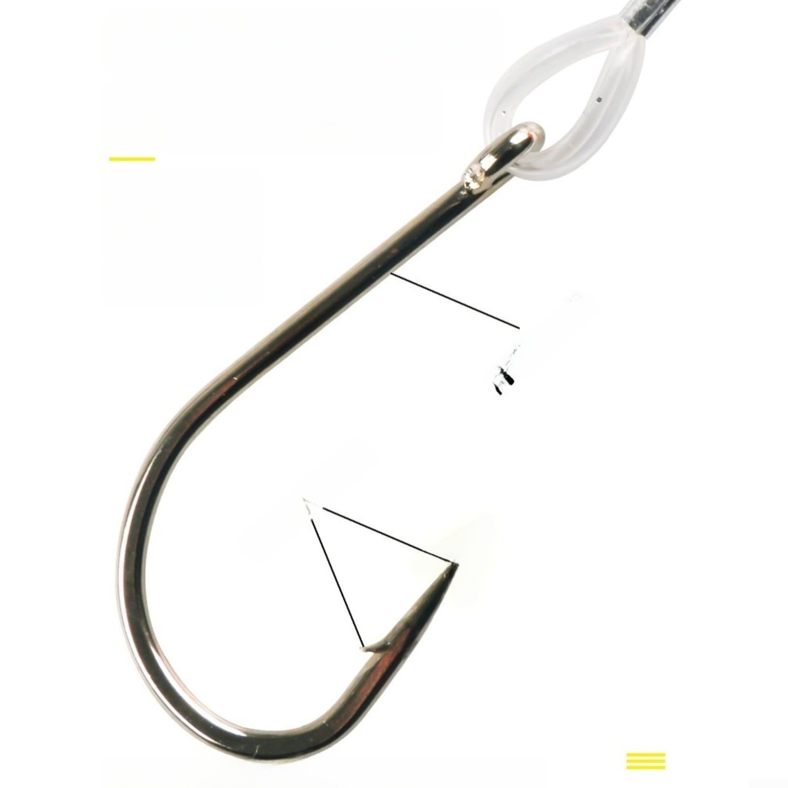 Piuma esca per pesca a traina da 16,5 cm, con gancio spinato per pesca in acqua salata GT trota in acque profonde