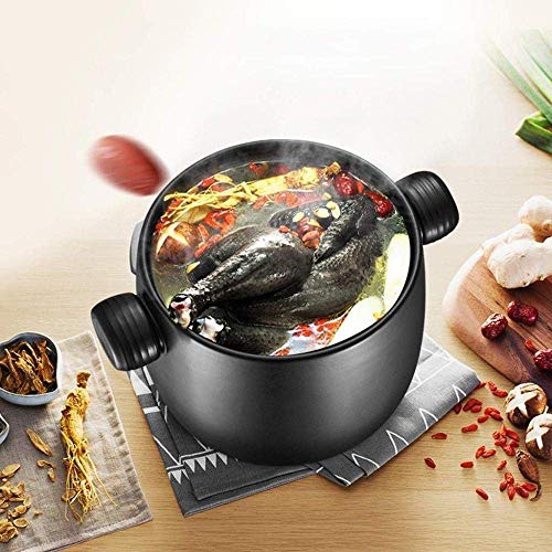 Cocotte à enfourner en terre cuite et céramique avec couvercle - 3