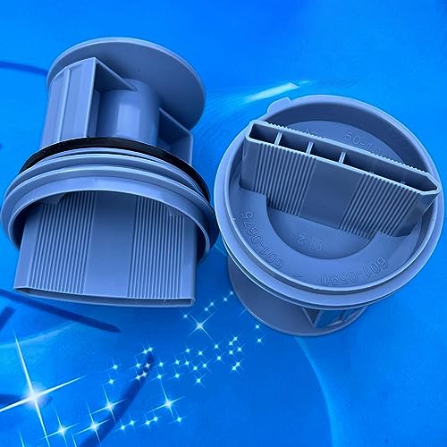 Image of Washing Machine Drain Pump Filter Water Pump Cap Knob Parts for Washer|Washing Machine Drain Pump Filter - Replacement PP Filter Screen Plug for Washers