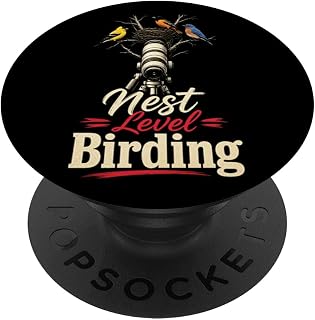 Bird Watching Nest Level Birding PopSockets Adhesive PopGrip