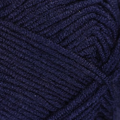 Image of Makromecity Softee Baby Yarn,%100 Premium Anti-Pilling Acrylic, 3.5 Oz, 273 yd (100gr /250 mt), Soft Yarn for Crocheting and Knitting (Royal Blue, 3 Skeins)