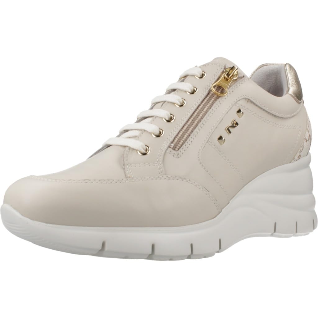 Nero Giardini E615221D Sneakers Donna in Pelle E Materiale Tecnico