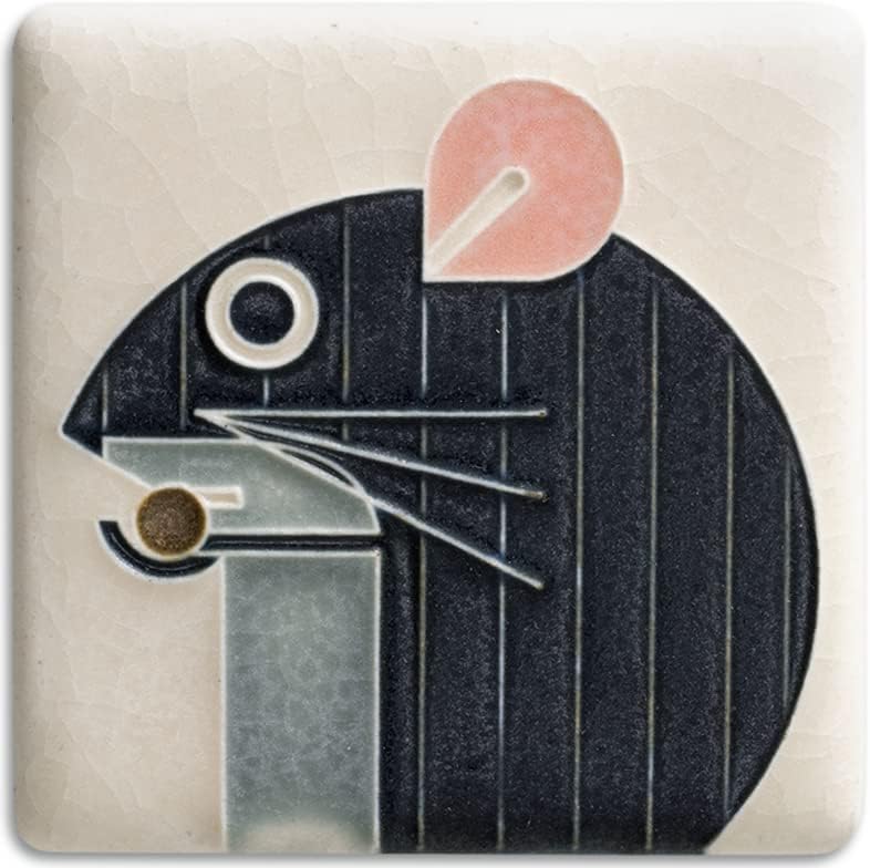 Charley Harper Mouse Decorative Tile