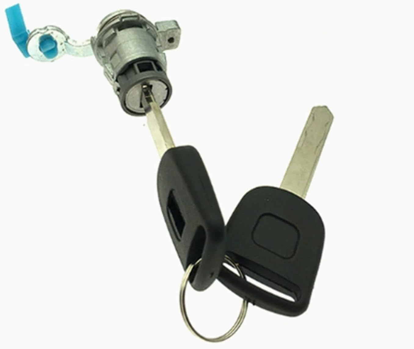 [Replacement] Front Left Door Lock Cylinder Key Set Car Fit for Honda for Pilot 2003 2004 2005 2006 2007 2008 Driver Side Door Lock