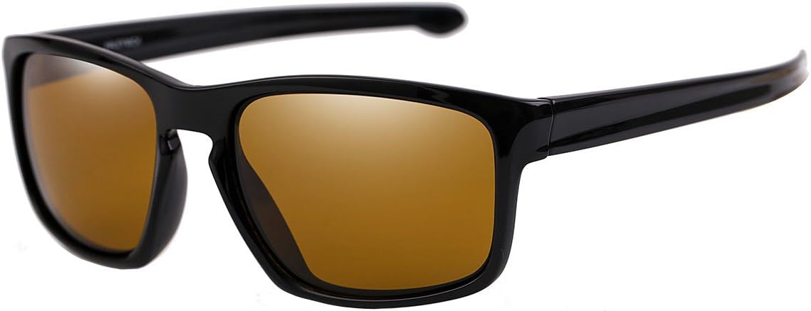 YUFENRA Polarized Retro Sunglasses Reflective Color Full Mirrored Lens TR90 Frame