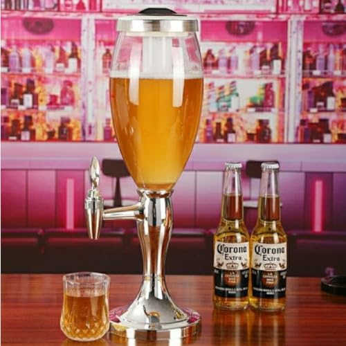 Quirix ���r�[���^���[�A LED���C�g�Ǝ��O���\�ȃA�C�X�`���[�u�t���A3L�r�[���^���[�f�B�X�y���T�[�A�ϋv���̂�������^���[�f�B�X�y���T�[�A�p�[�e�B�[�ɍœK�z�[���o�[�̎g�p (�V���o�[3 L)