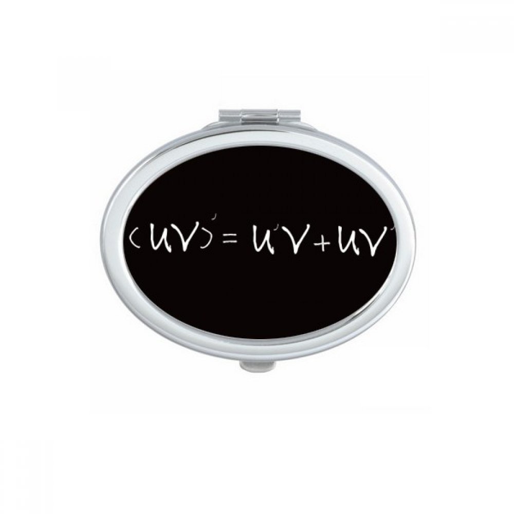 Cadeau multicolor original petit miroir ovale pour passionnés de sciences