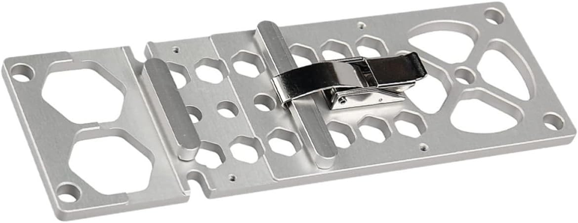 TEHAUX Circular Saw Guide Rail Track and Stable Cutting for Precise Cutting Angles 260mm with Angle Stop Aluminum Alloy and Stainless Steel, Compatible with Track Saws for Woodworking