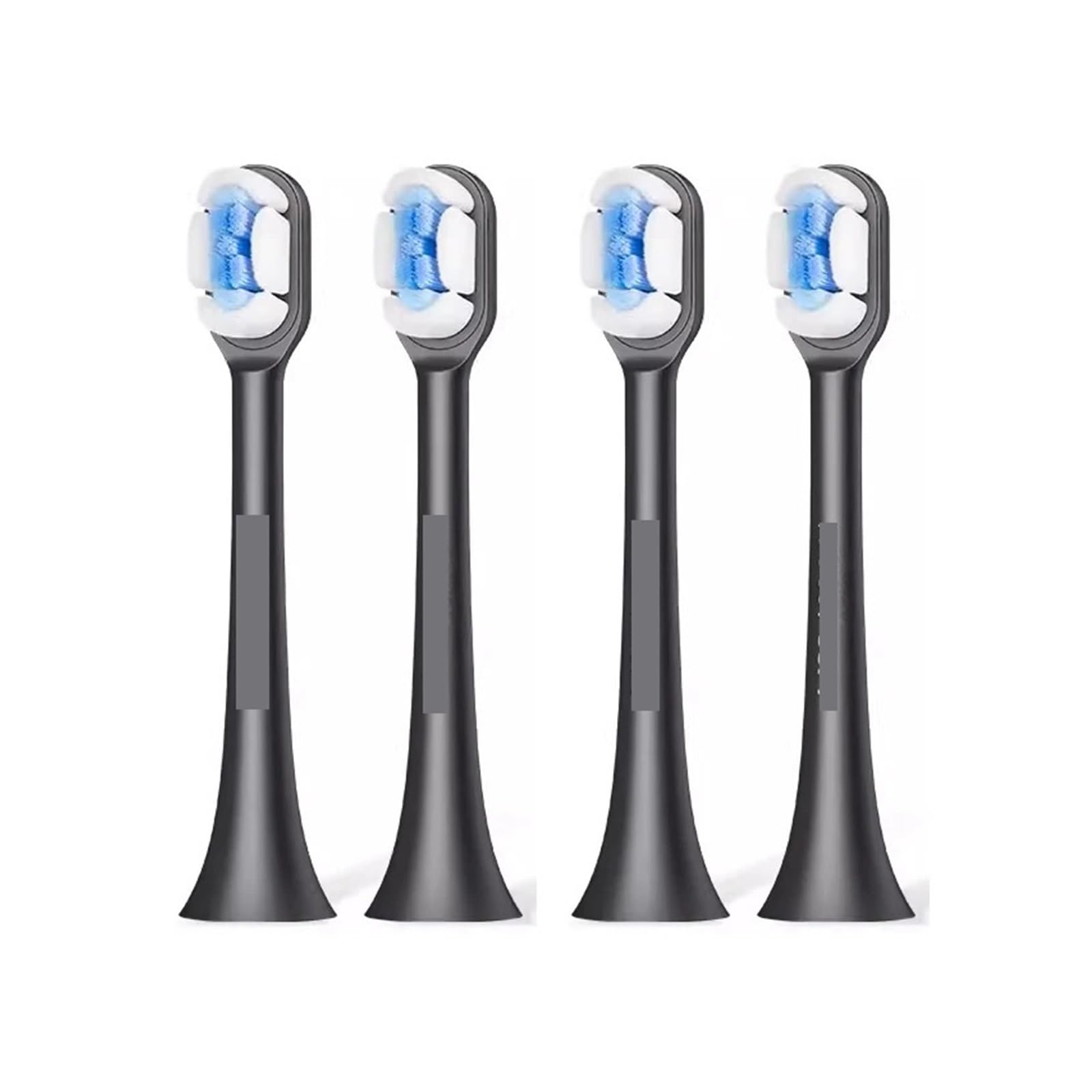 Compatibilità for le testine di ricambio for spazzolino X1 X3 X3U X5(4 pcs black)