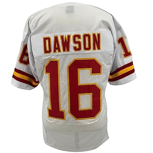 Len Dawson Jersey White Kansas City | Unisex Adult Sizes S-5XL Unsigned Custom Sewn Stitched