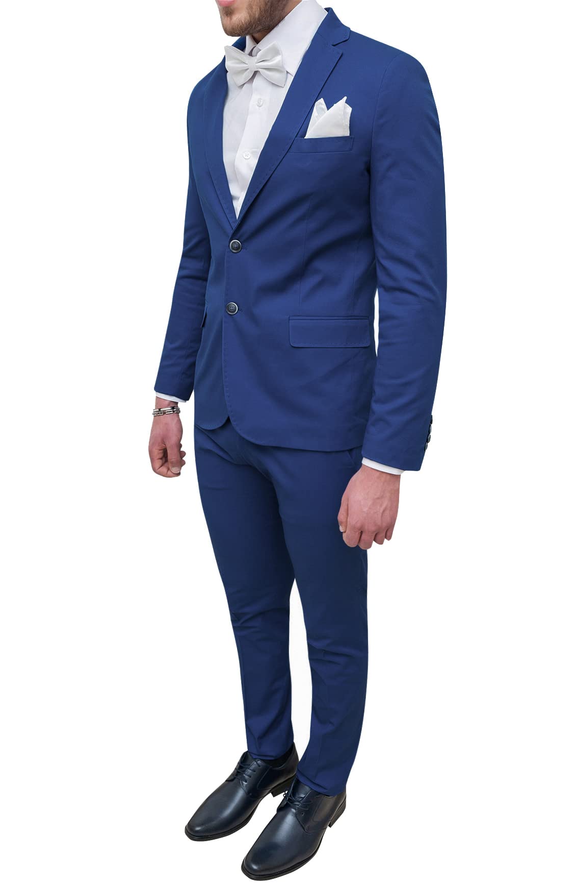 Abito Uomo Sartoriale Slim Fit in Cotone Vestito Completo Elegante Cerimonia