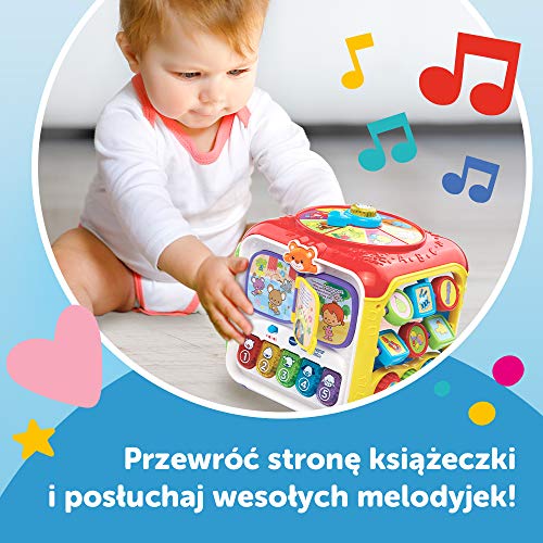Image of Trefl VTech - Activity Cube, Electronic Educational Toy, 6 Color Walls, Shape Recognition, Learning First Words, Gift for Child, Toy for Child from 9 Months