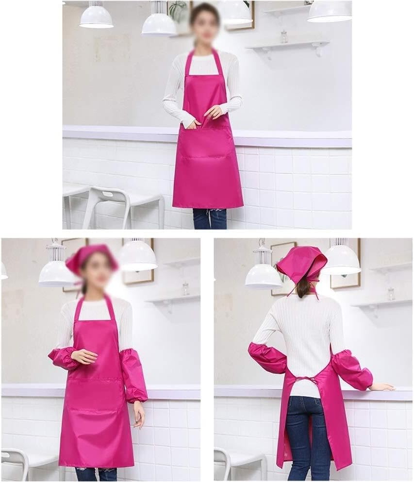 Kitchen Cooking Aprons,Aprons With Pockets Fashion Apron Overalls Restaurant Chef Waiter Apron Apron