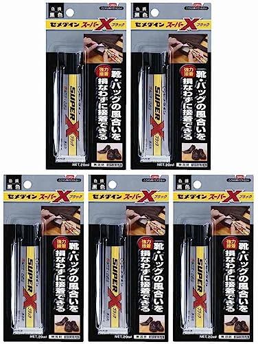 セメダイン スーパーXブラックP 20ml 5個セット(AX-035)(Amazon商品画像)