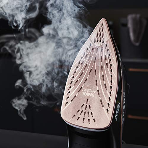 Tower-T22013-CeraGlide-Steam-Iron-Ceramic-Sole-Plate-3000-W-Rose-Gold-and-Black