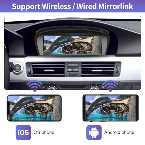Android Auto et CarPlay sans Fil BMW E90 E60 2003-2008 | Écran Tactile Linux Road Top CCC - 5
