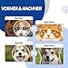 PCpetclear PetClear augentropfen Hunde und Katzen lindern Augenjucken und Reizungen, Symptome und Allergien. Entfernt effektiv Tränenstein. (60ml) (1)