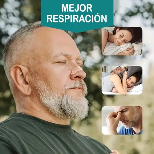 Miniatura 5 de Pack Premium 60 Tiras Nasales Antironquidos Para Dormir Breathe Right Tiras Nasales Ronquidos Soluciones Tiritas Nariz Respirar Mejor Por La Nariz Tiras Antironquidos Nasal Strips Dejar De Roncar