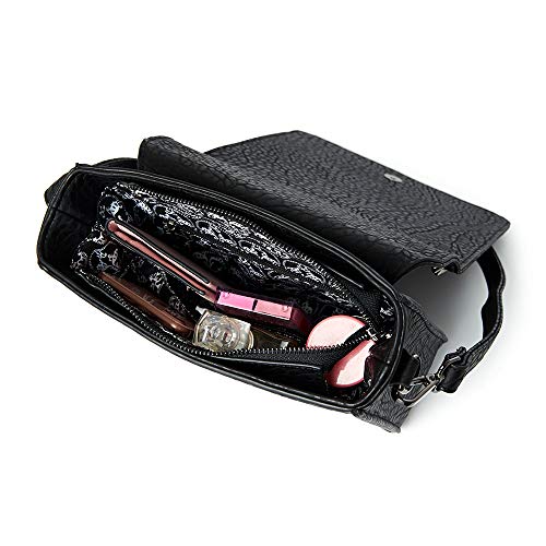 Bolsa pasta transversal skull caveira rebite city rock