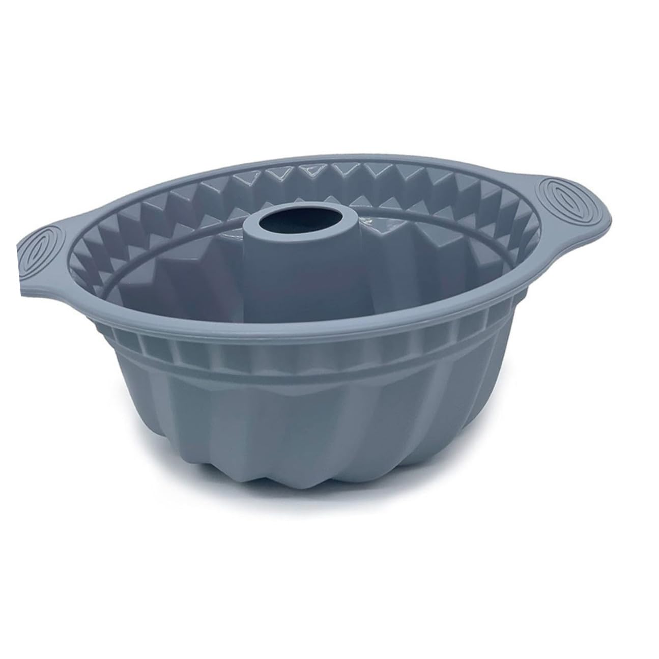 Homoyoyo Set di 3 Stampi in Silicone per Dolci Rotondi Bordi Scanalati, Antiaderenti e Salvaspazio, la Preparazione di Torte Soffici in Famiglia