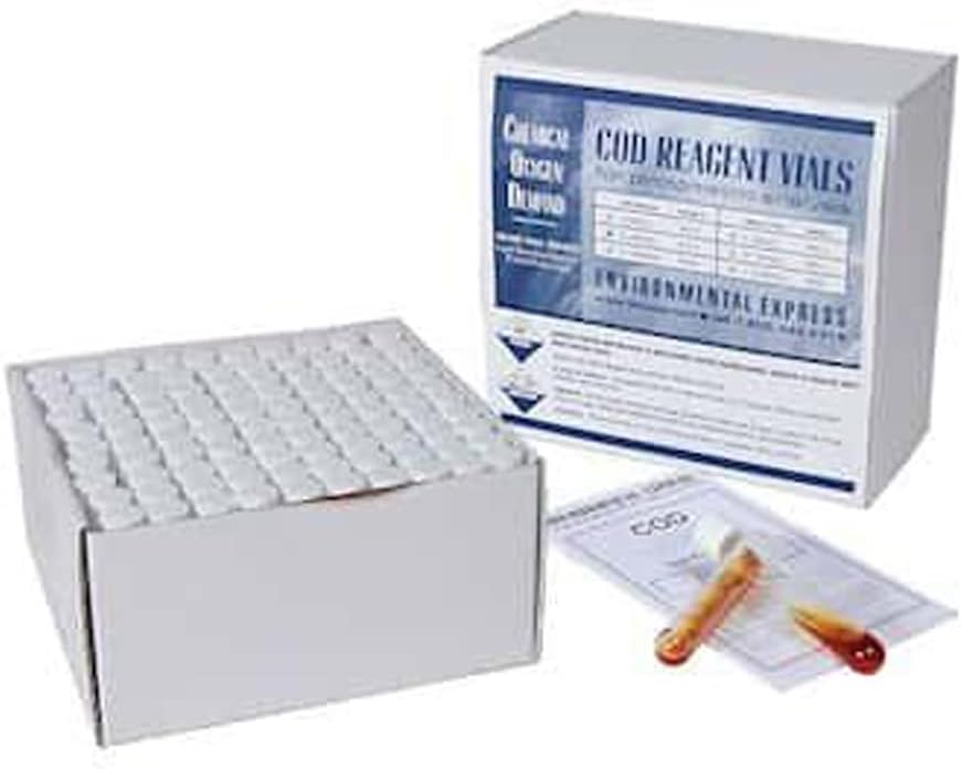 B1015 COD Digestion Vial with Hg, 0-1500mg/L Range (Pack of 100)