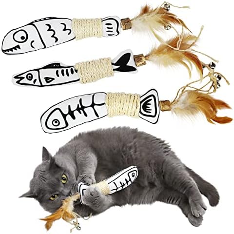 SNOWLOVE 3 Pack Cute Catnip Toys Cover