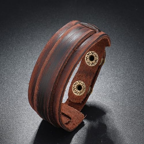 Image of Punk Rock Adjustable Buckle Wristband Pu Leather Cuff Bracelet
