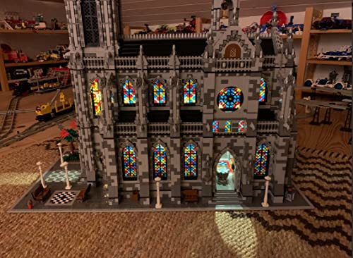 TIOL Epischen Gotische Kathedrale Bausteine Modell, MOC-29962 Architektur Groß Gebäude Modellbausatz 22007… – Bild 8