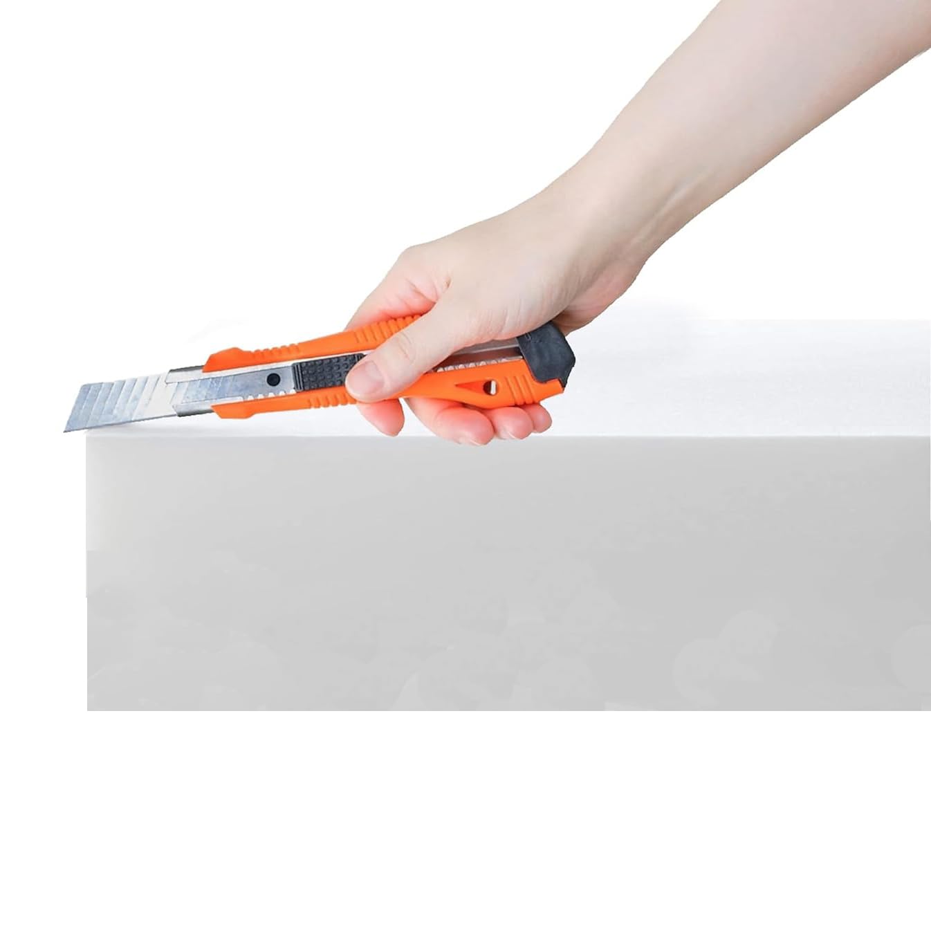 Espuma para Tapicería Blanco, Plancha de Espuma a Medida Densidades 50kg/m³, Espuma Multiusos para Tapizar, Ideal Como Repuesto de Cojín de Sofá, Asientos (Espesor 8-120x40cm)