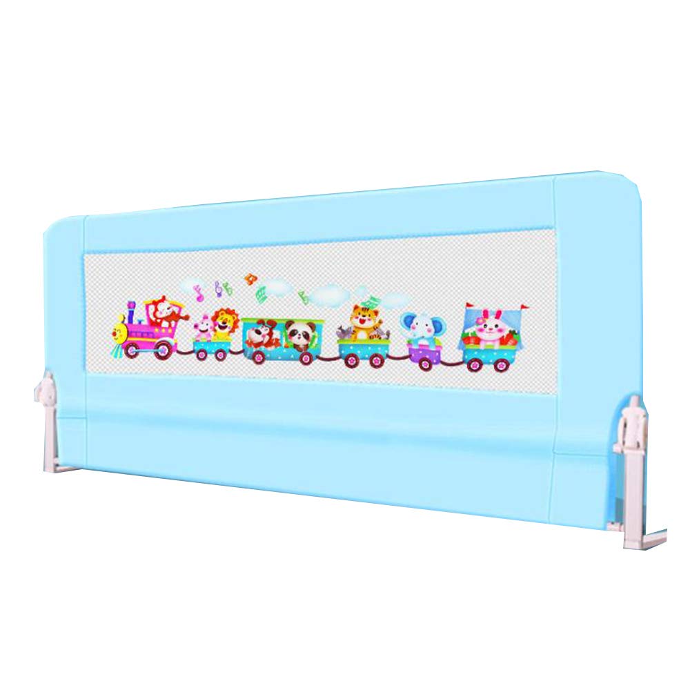 Barandilla de Cama Plegable, abatible 180 Grados, Lavable, Paquete de 1, Azul (A), 180 cm x 70 cm