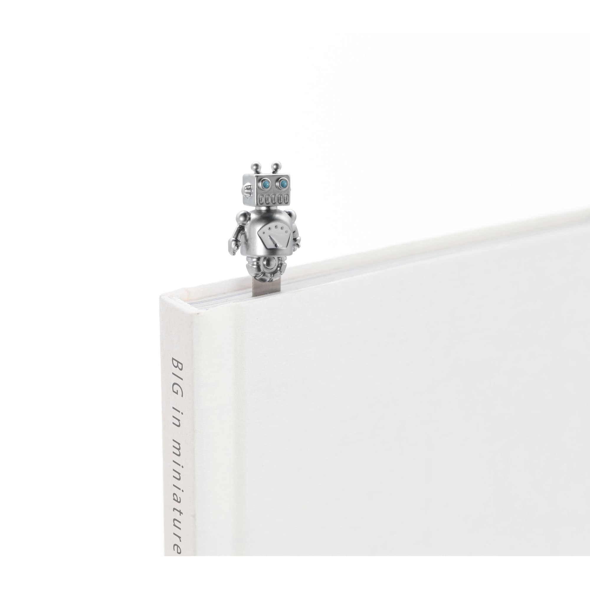 O meta[l] morphose Zinc Alloy Robot Design Stationery Bookmark