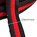 Horse Lunging Strap, Horse Lunge Line with Swivel, Premium Quality Lunging Aid for Horse Training, Improve Control and Performance (Black&Red)