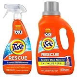 Tide Rescue Laundry Stain Remover 21.5oz + 52oz Refill