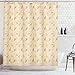 ABAKUHAUS Canguro Tenda da Doccia, Modello Australiano, Tessuto Set di Decorazioni per Il Bagno con Ganci, per la Vasca da Bagno, 175 cm x 240 cm, Multicolore