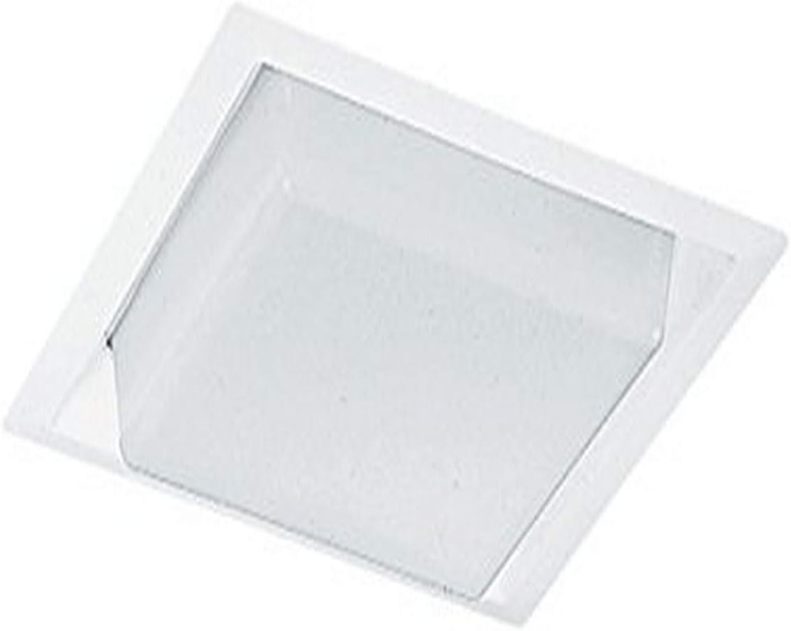 Juno Lighting Group 71-WH Incandescent Square Drop Opal Recessed Trim, 10 Inch, White