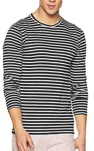 striped full sleeve t shirt