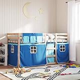 Environnement de sommeil sûr : équipé d'une protection anti-chute sur les quatre côtés du lit supérieur et d'une échelle pratique, ce lit superposé garantit un accès sûr et une protection contre les chutes, particulièrement important pour les enfants actifs.