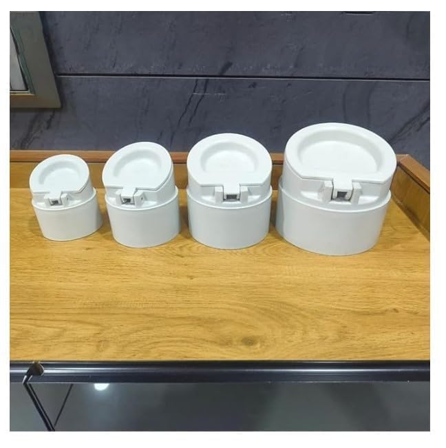 Image of PVC Drain Pipe Flip Cap 110MM (4 Inch) | Anti-Rat & Insect Guard | Durable White PVC Waste Pipe Fitting Cover for Indoor & Outdoor Drainage Use Pack Of 1