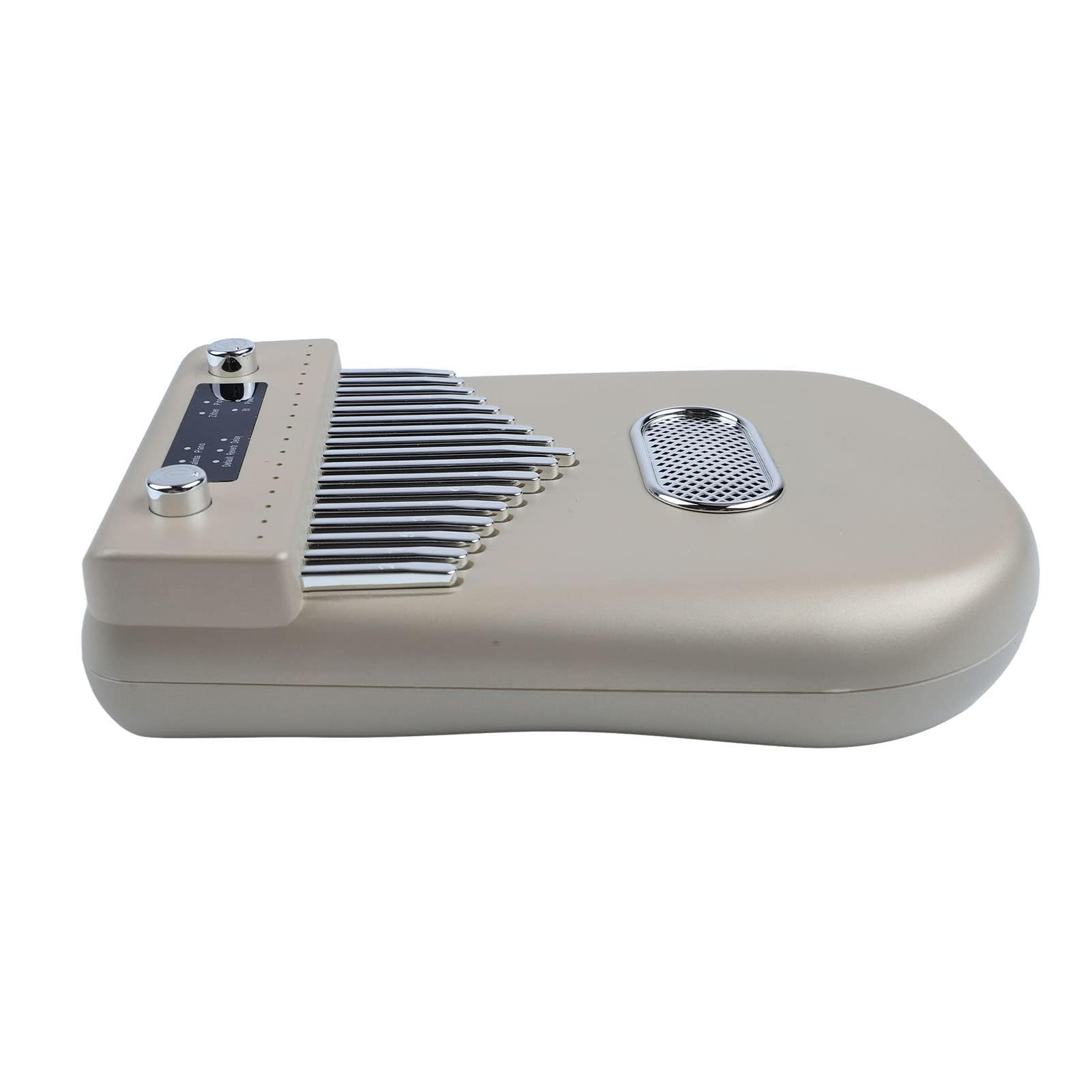 17 Tasti Elettronico Kalimba Thumb Piano Smart Finger Piano Strumento Musicale con Spartiti per Principianti Adulti per Bambini (Oro)