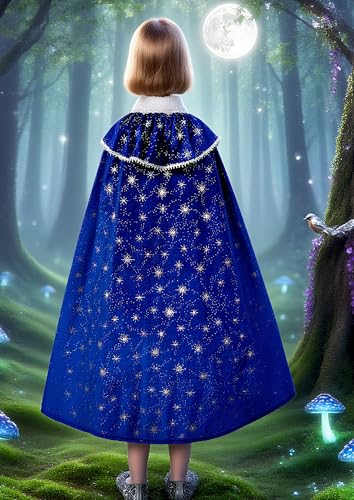 Disfraz completo capa con capucha Elsa para niñas miniatura 2