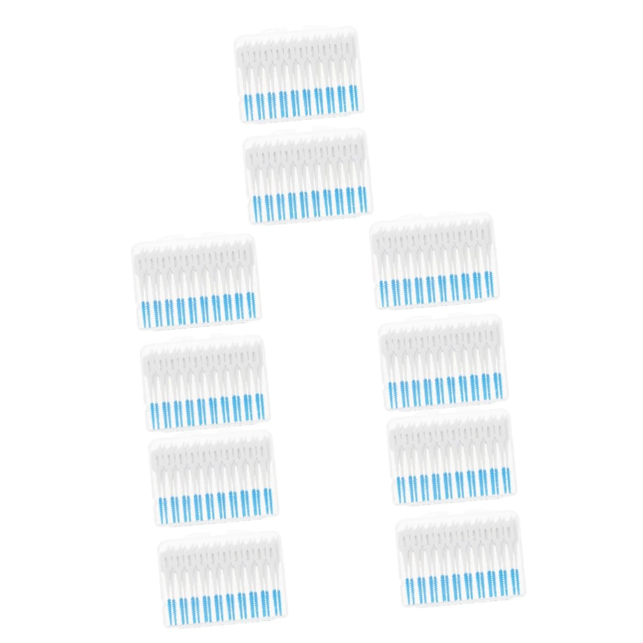 Healeved 400pcs Elastic Interdental Brushes Gum Cleaning Tools Floss Picks for Healthy Teeth Portable Supplies for Family and Friends