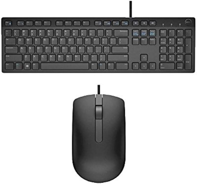 Dell USB Wired Keyboard & Mouse Combo(Black) KB216+MS116 Buy Online