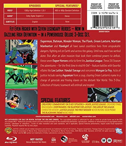 Justice League: Season 1 [Blu-ray]