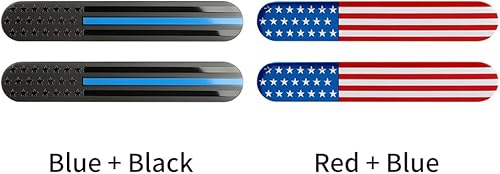 Miniatura 9 de iayokocc 2 insignias de metal con la bandera estadounidense, calcomanía de automóvil para camión, accesorio para parachoques de automóvil,