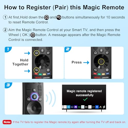 image for RMF Universal for LG-TV-Magic-Remote-Control-Replacement UHD OLED QNED