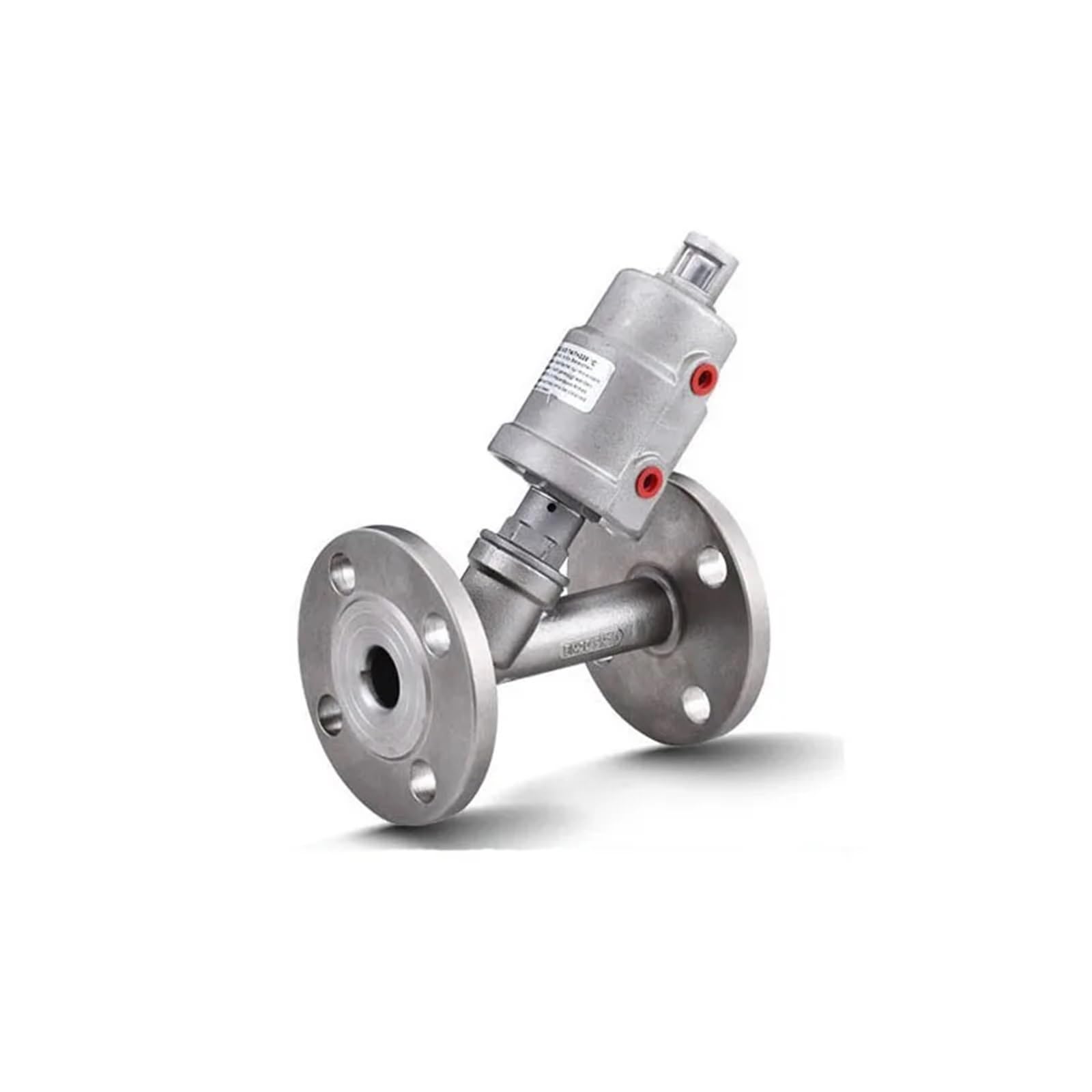 Cxfcihft Normally Open Dn50 Stainless Steel Flanged Pneumatic Angle Seat Valve(Double Acting,)