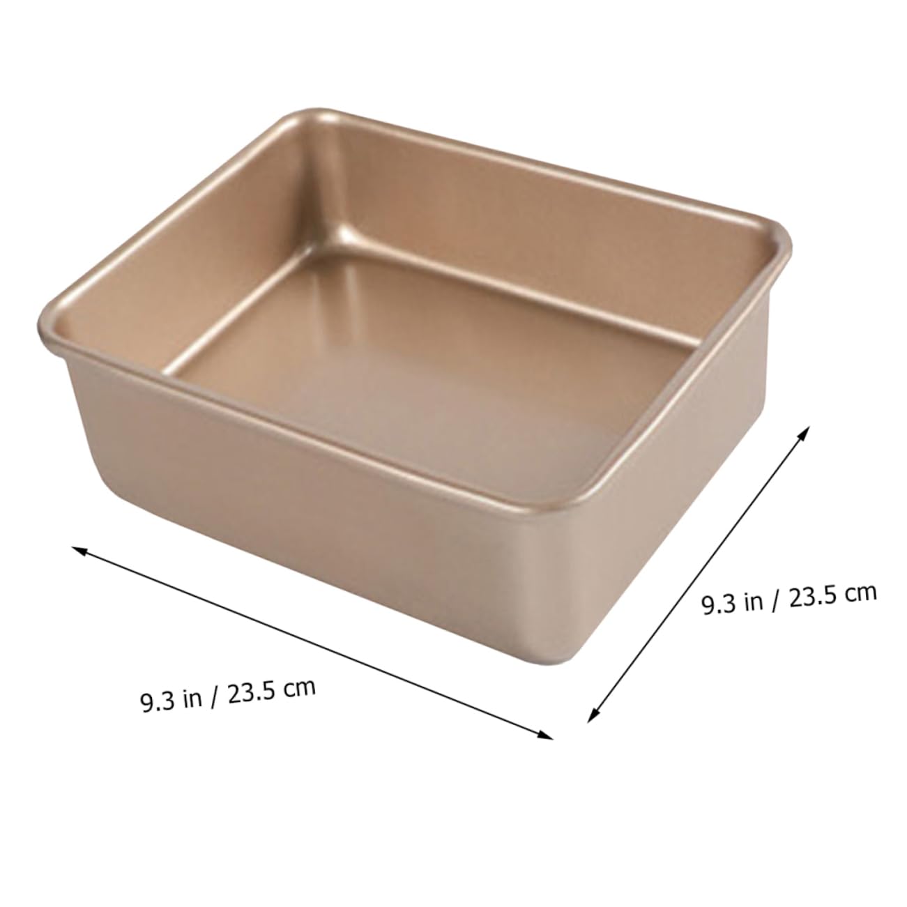SHOWERORO Quadratische Backform Antihaftbeschichtete Backform Brot Kuchenform Rostbeständig Leicht Zu Reinigen Spülmaschinengeeignet Für Zuhause Und Profis