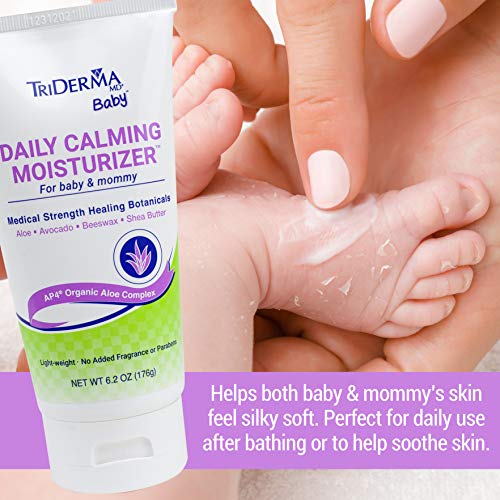 Triderma Baby Daily Calming Moisturizer For Sensitive Skin With Aloe Vera And Avocado 6.2 Ounces #TOP3